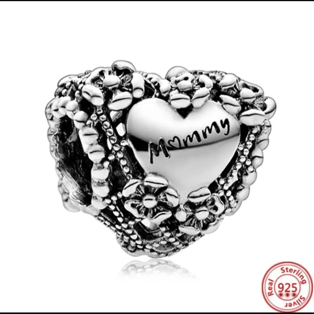 MOMMY Charm Sterling Silver 925